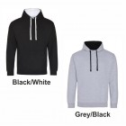 Black and White Banter Two Tone Hood - OPTION TWO